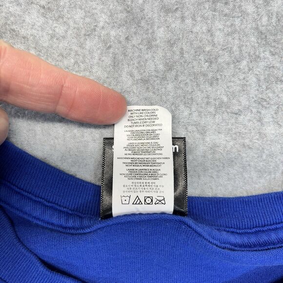 Santa Cruz T-Shirt Men’s Large Blue Ombre Front Back Graphic Skatewear - Picture 5 of 14